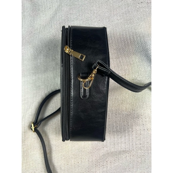 Coffin Crossbody Bag Women Small Black Gothic Cross Spooky Alternative Vampire - Picture 3 of 10